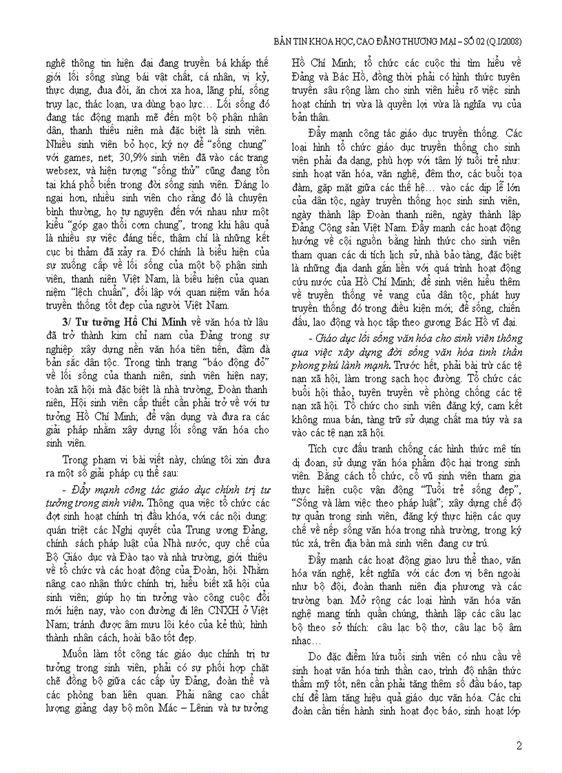 image for page Tư tưởng HCM về vai trò của văn hóa