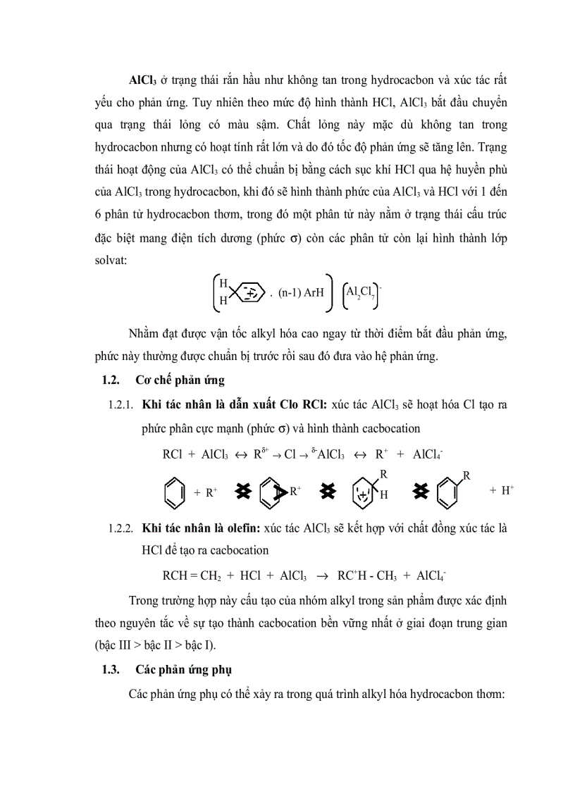image for page Quá trình alkyl hóa