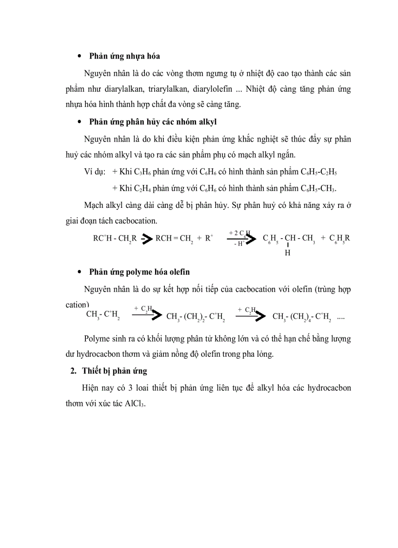 image for page Quá trình alkyl hóa