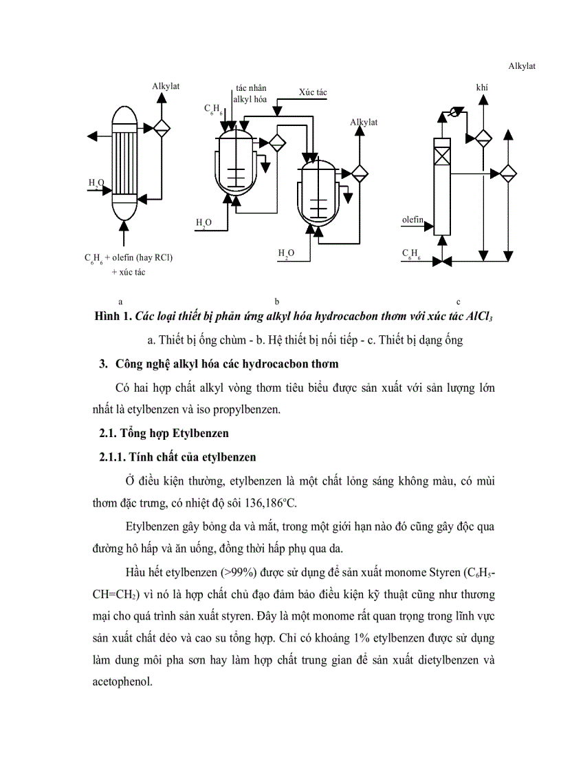 image for page Quá trình alkyl hóa