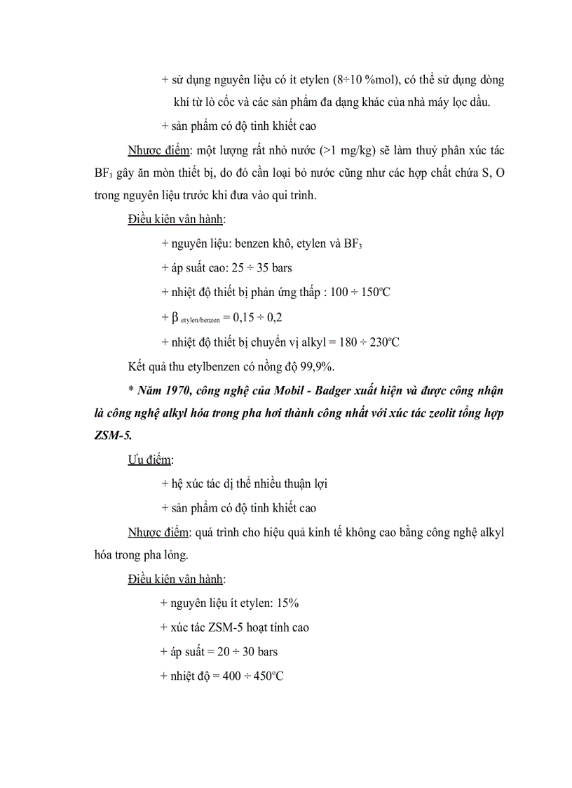 image for page Quá trình alkyl hóa