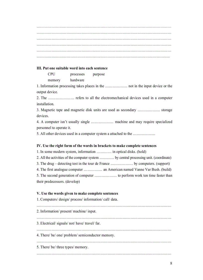 image for page Đề thi tiếng anh chuyên ngành Công nghệ thông tin Học viện Công nghệ Bưu chính Viễn thông