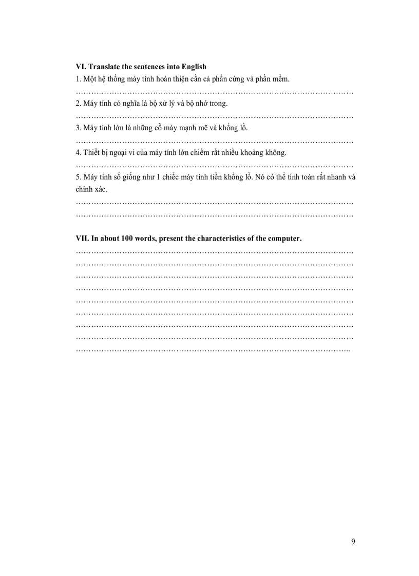 image for page Đề thi tiếng anh chuyên ngành Công nghệ thông tin Học viện Công nghệ Bưu chính Viễn thông