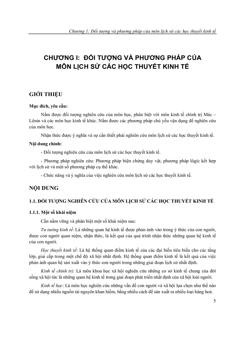 image for page Lịch sử học thuyết kinh tế