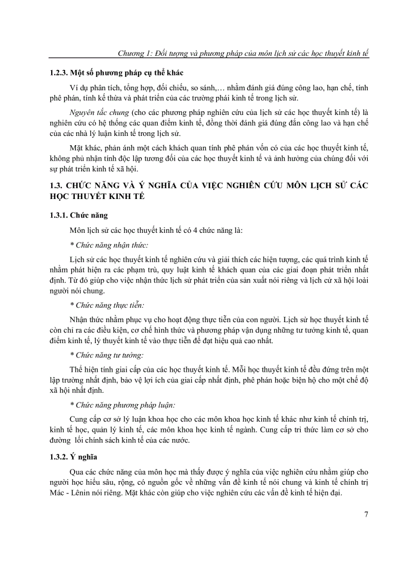 image for page Lịch sử học thuyết kinh tế