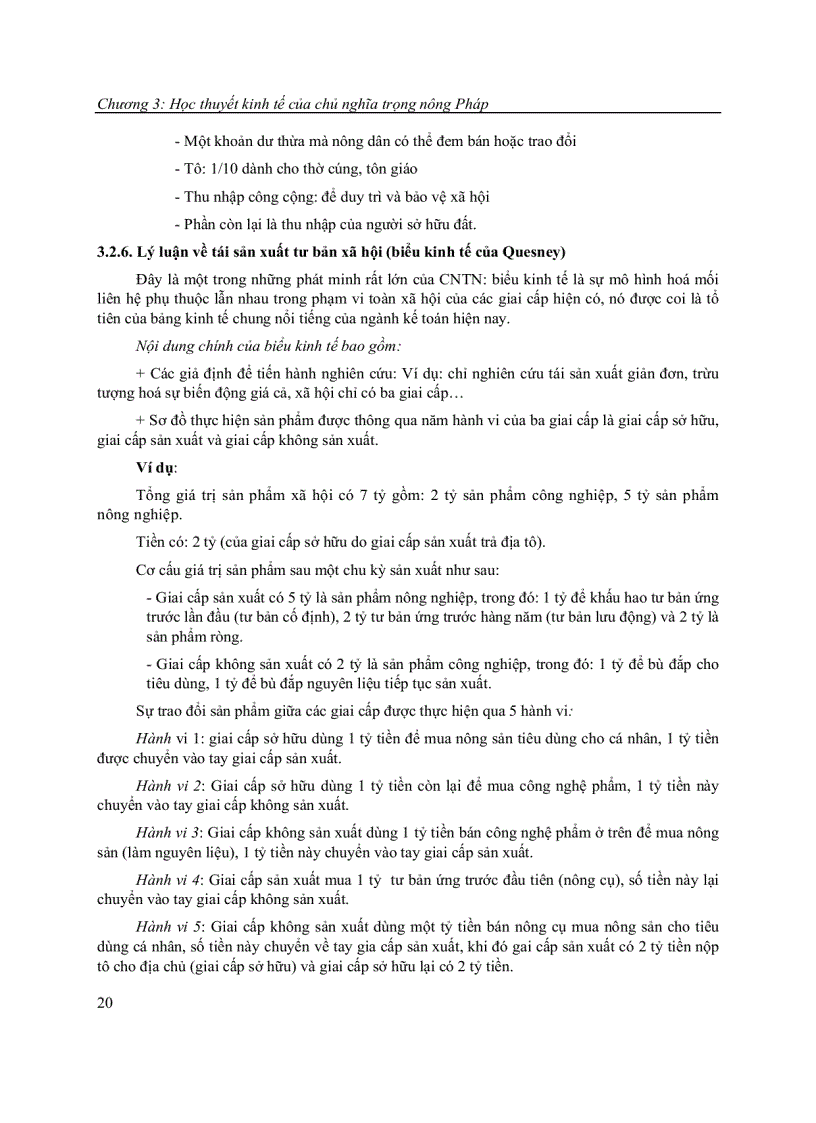 image for page Lịch sử học thuyết kinh tế