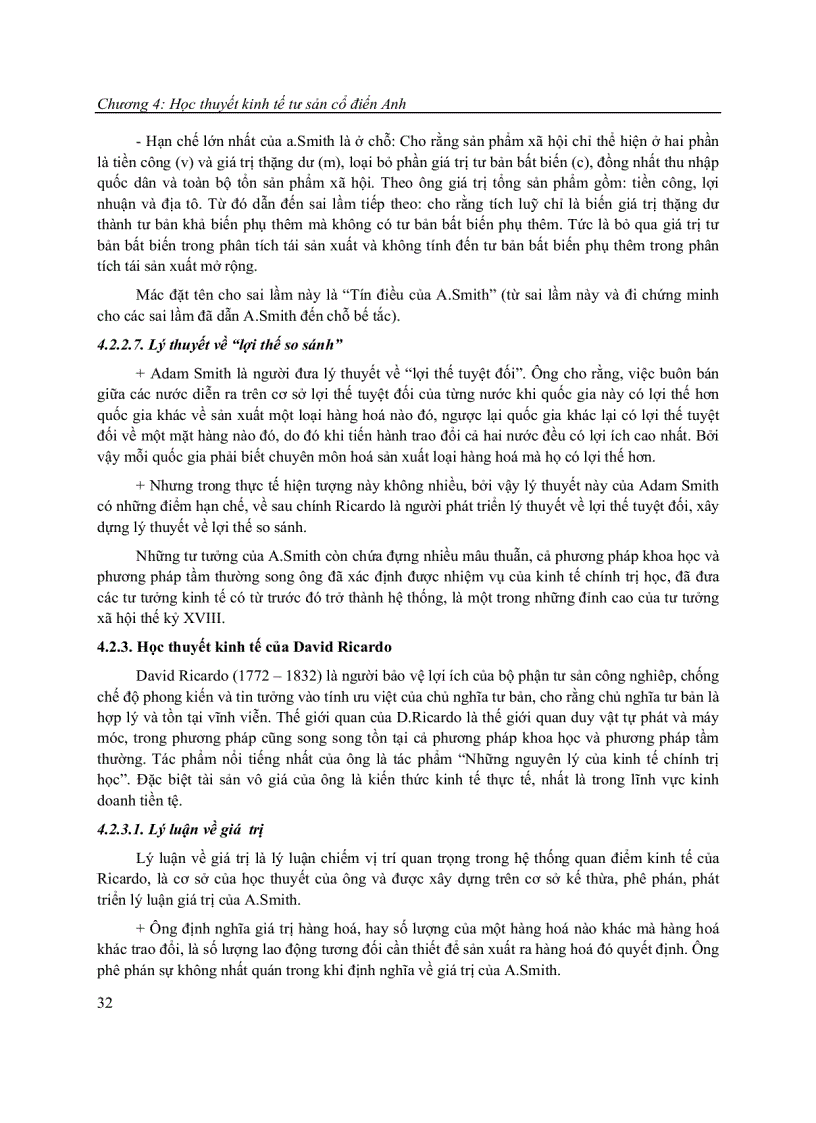 image for page Lịch sử học thuyết kinh tế