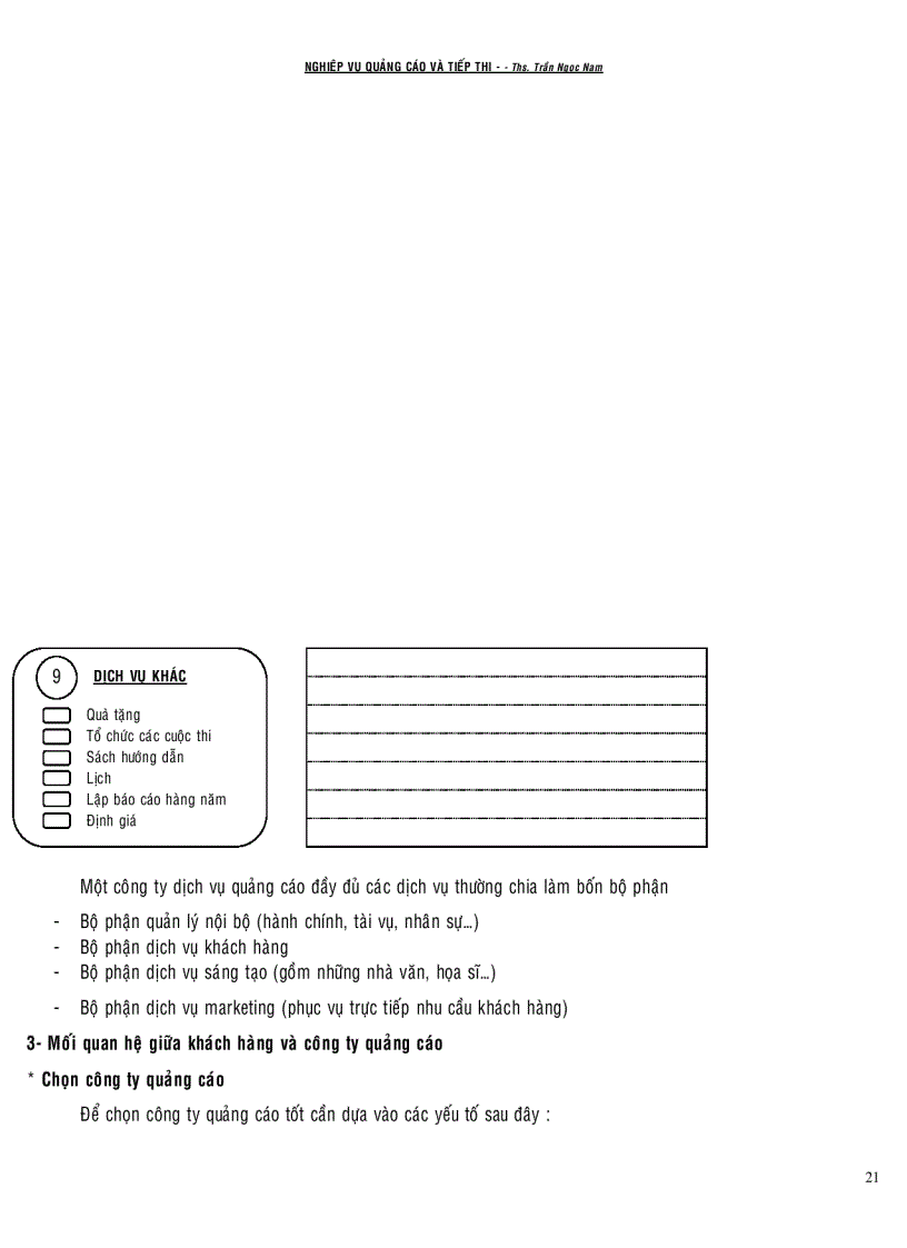 image for page Giáo trình Nghiệp vụ quảng cáo và tiếp thị