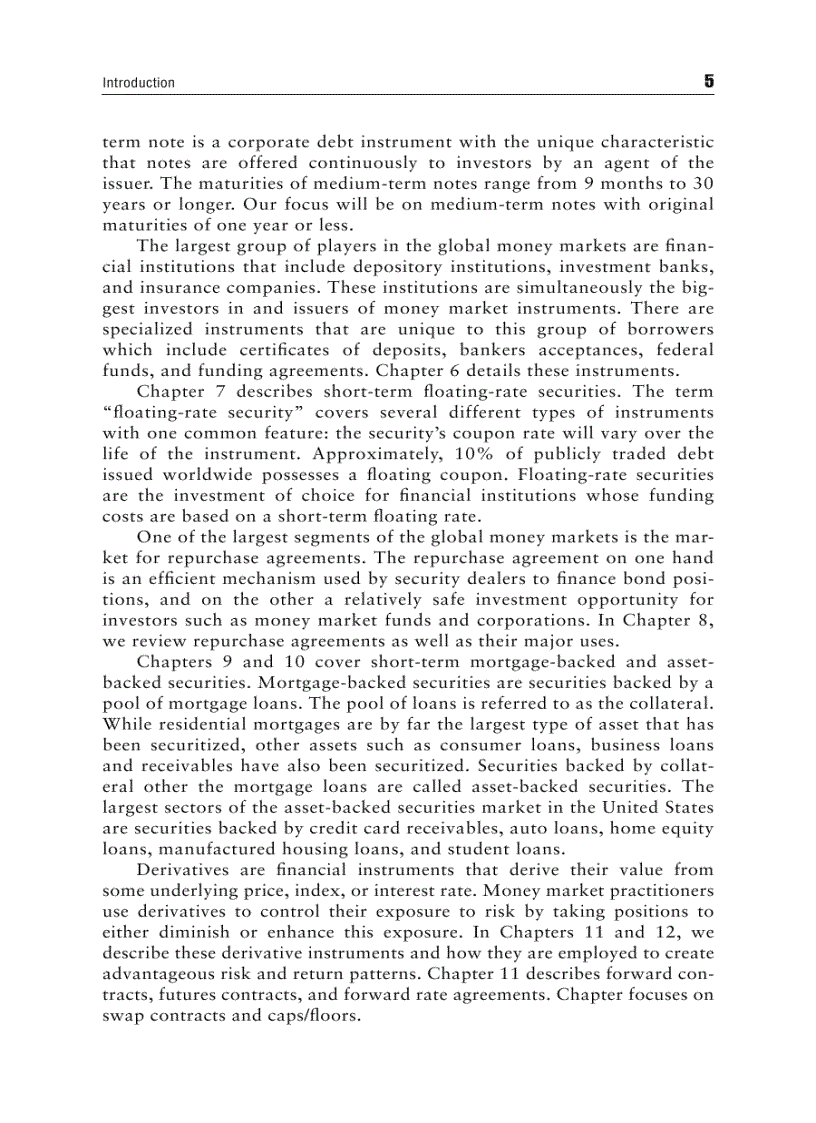 image for page The Global Money Markets