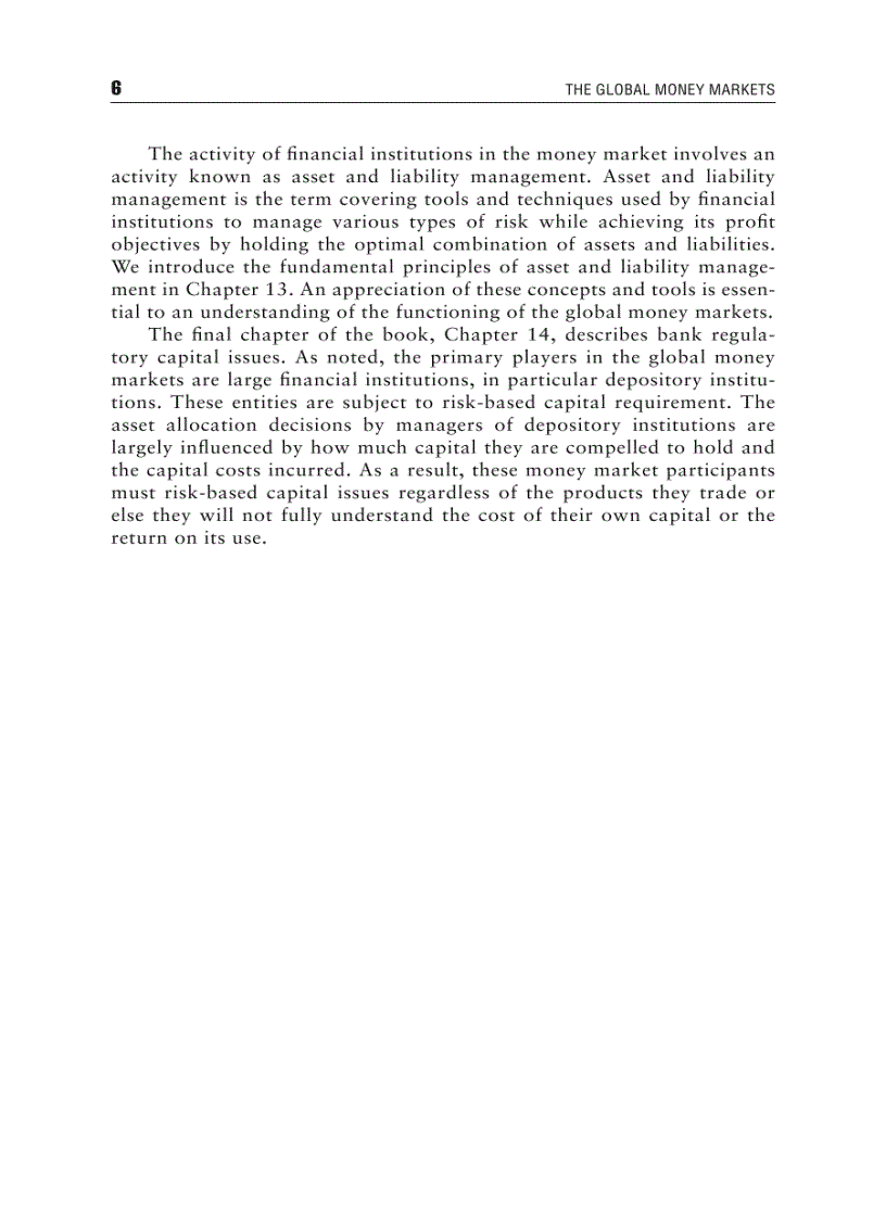 image for page The Global Money Markets