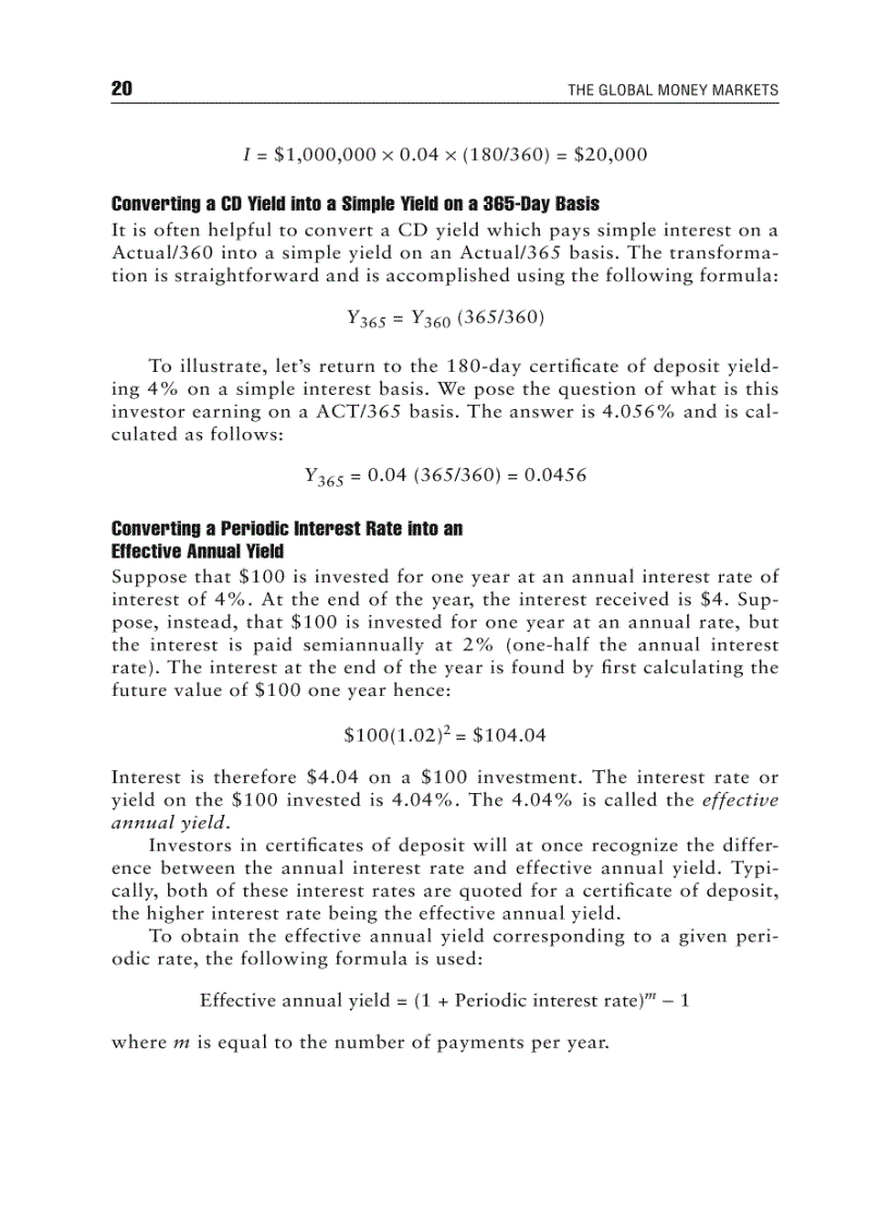 image for page The Global Money Markets