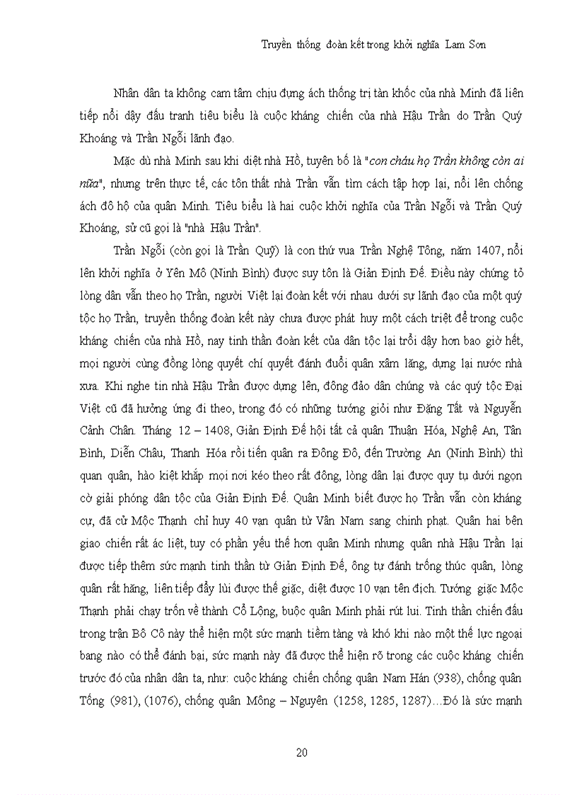 image for page Truyền thống đoàn kết trong khởi nghĩa Lam Sơn