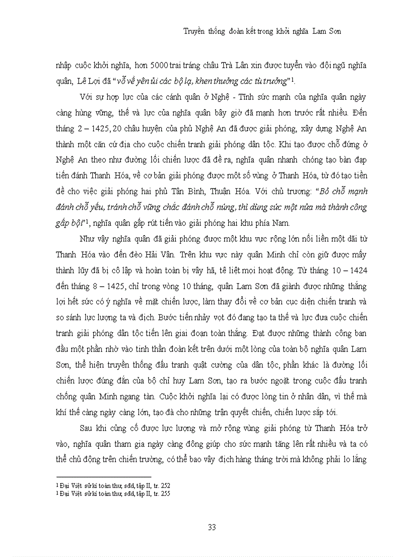 image for page Truyền thống đoàn kết trong khởi nghĩa Lam Sơn