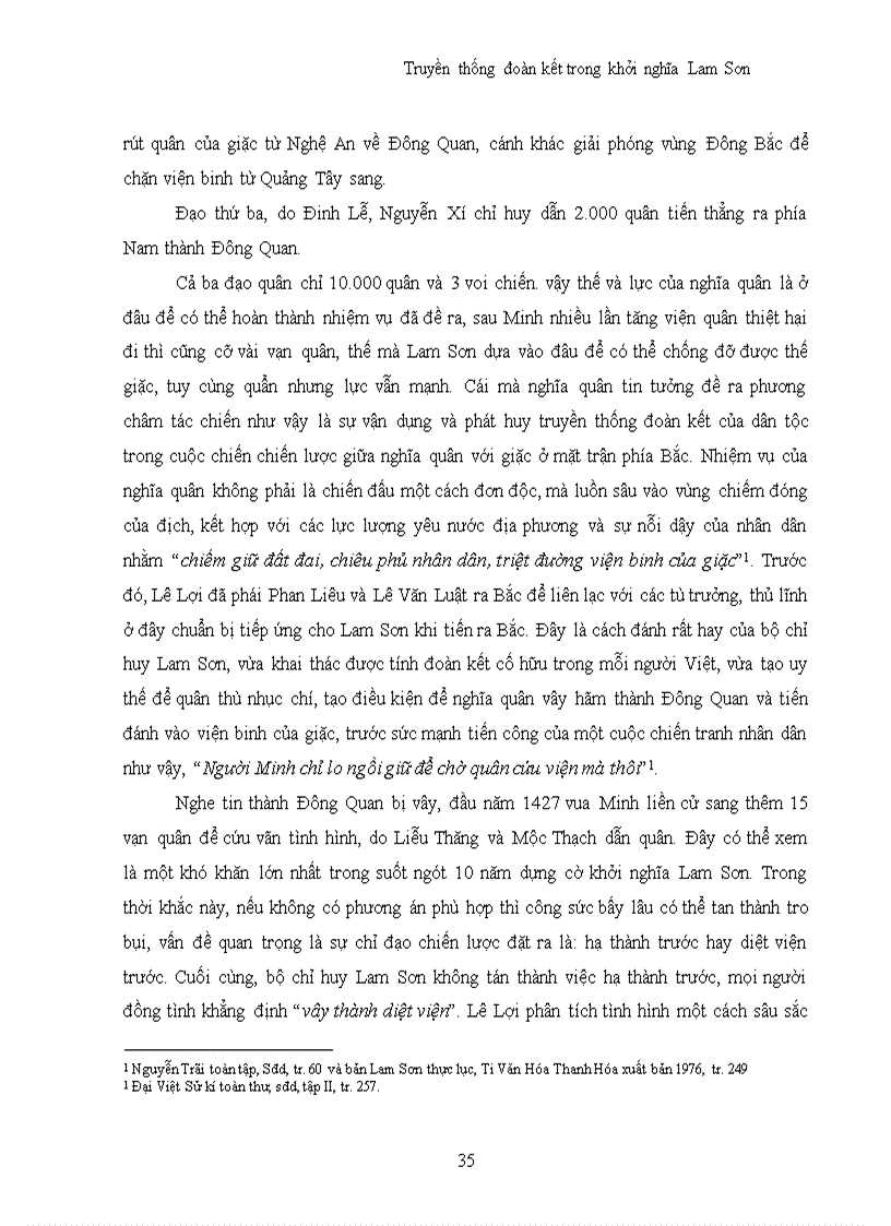 image for page Truyền thống đoàn kết trong khởi nghĩa Lam Sơn