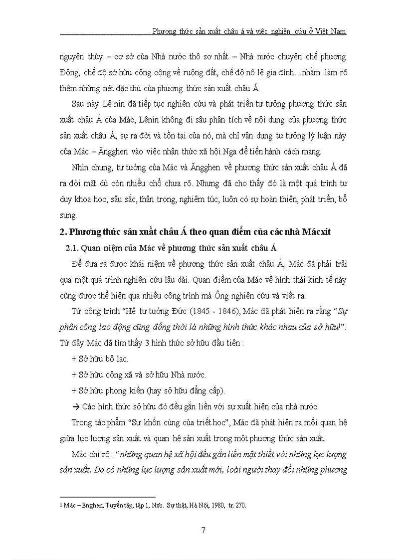 image for page Phương thức sản xuất Châu Á và việc nghiên cứu phương thức sản xuất Châu Á ở Việt Nam