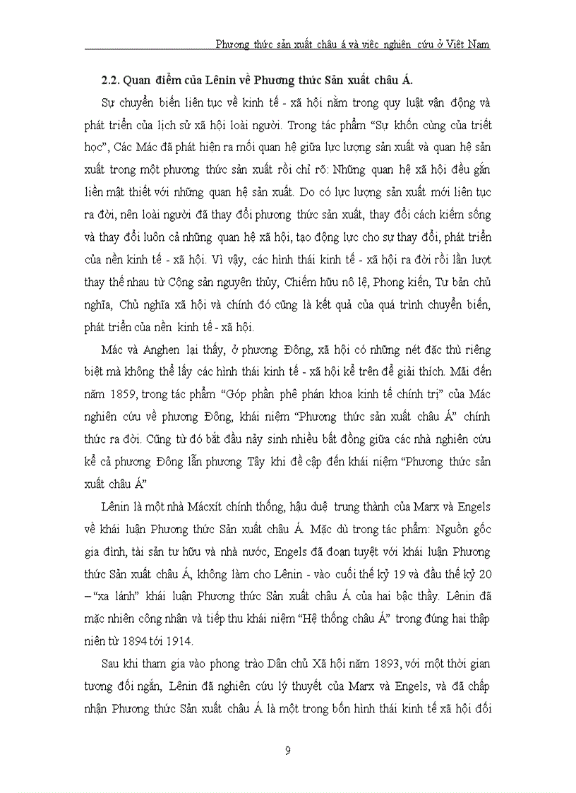 image for page Phương thức sản xuất Châu Á và việc nghiên cứu phương thức sản xuất Châu Á ở Việt Nam