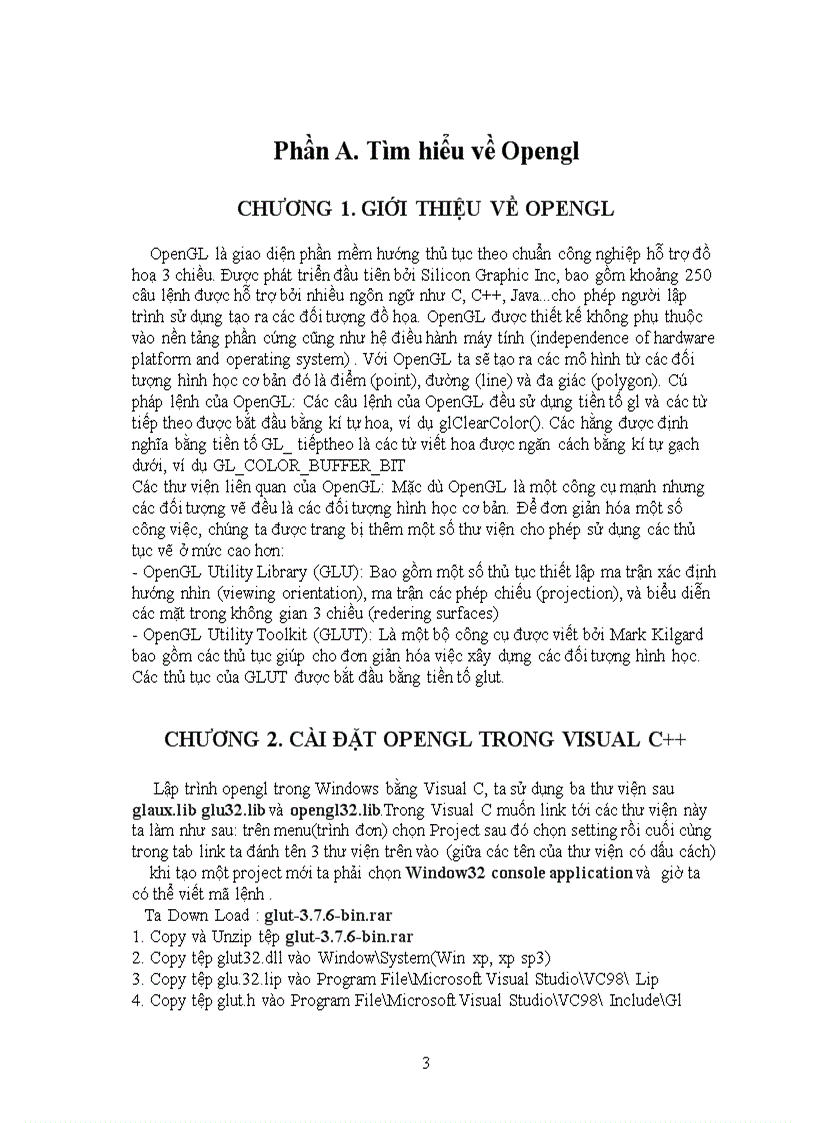 image for page Bài Tập lớn môn kỹ thuật đồ họa về opengl
