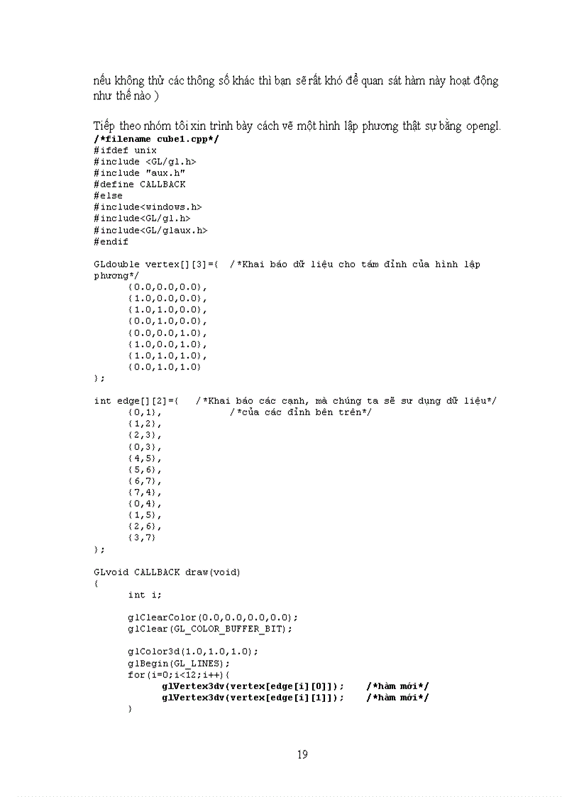 image for page Bài Tập lớn môn kỹ thuật đồ họa về opengl