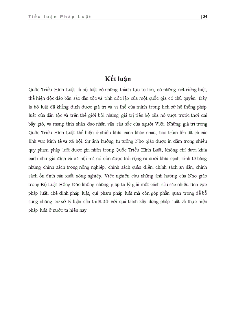 image for page Tiểu Luận Bộ Luật Hồng Đức