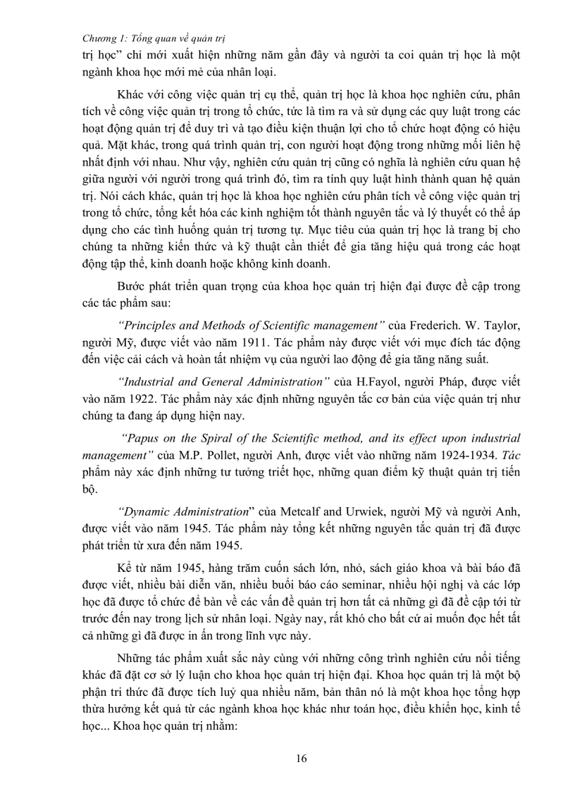 image for page Giáo trình quản trị học