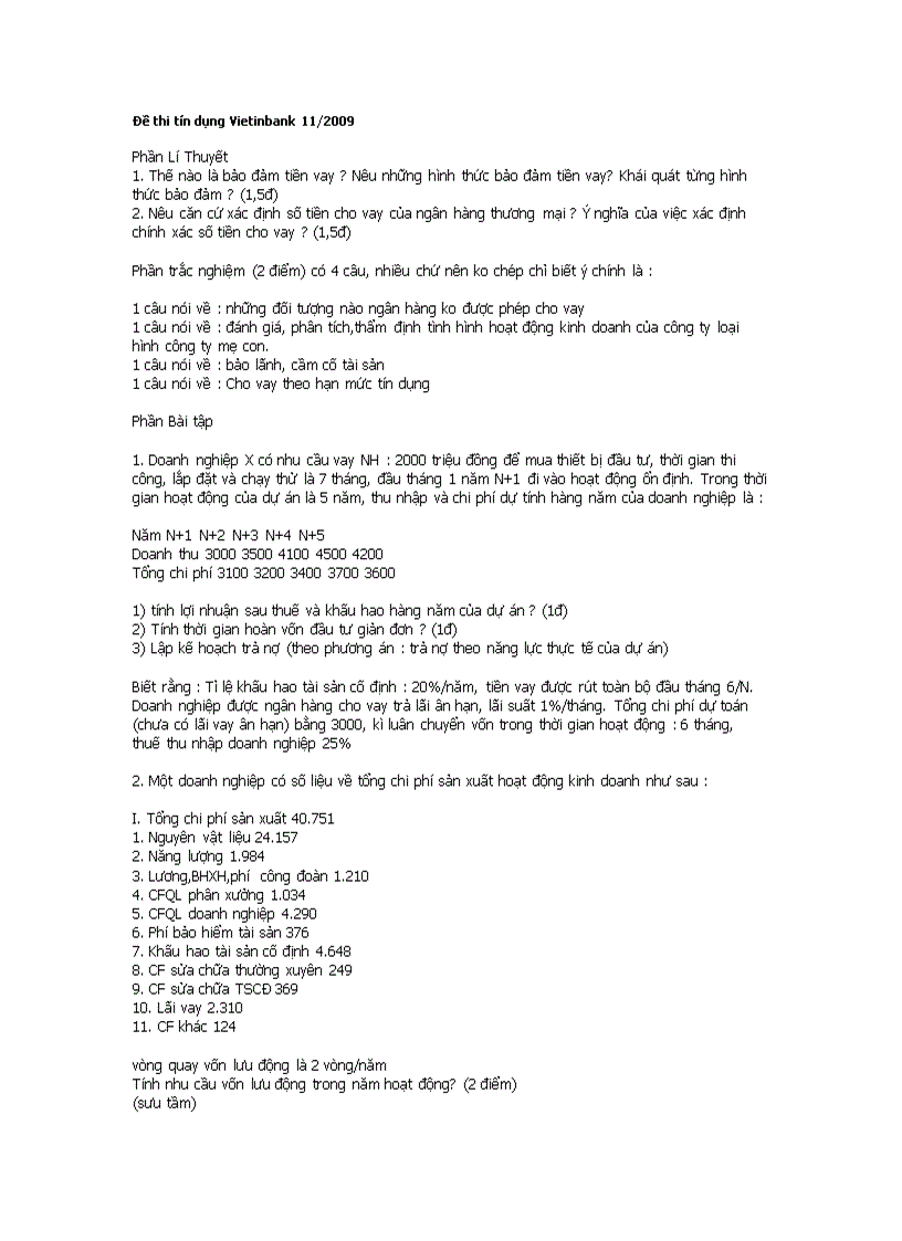 image for page Một số đề thi vào các ngân hàng đây