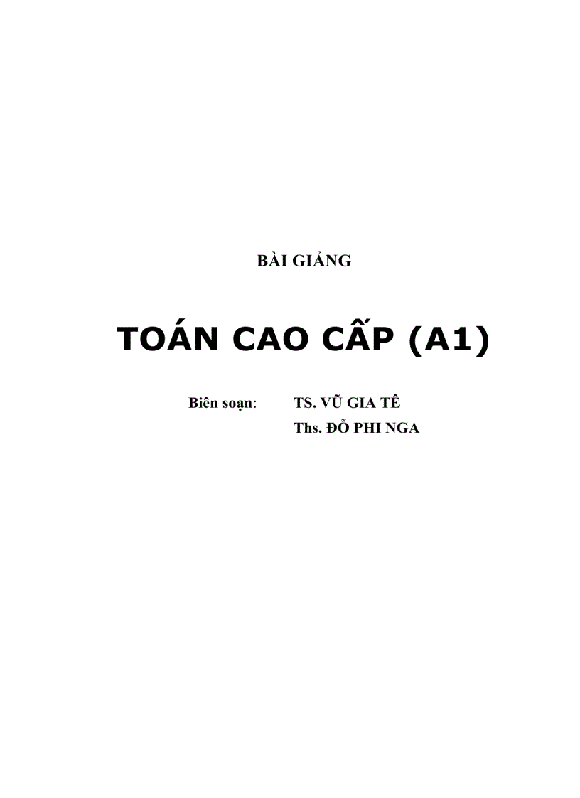 image for page Toán cao cấp