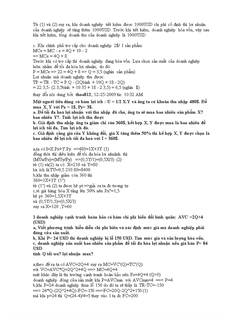 image for page Bài tập Kinh tế vi mô chọn lọc