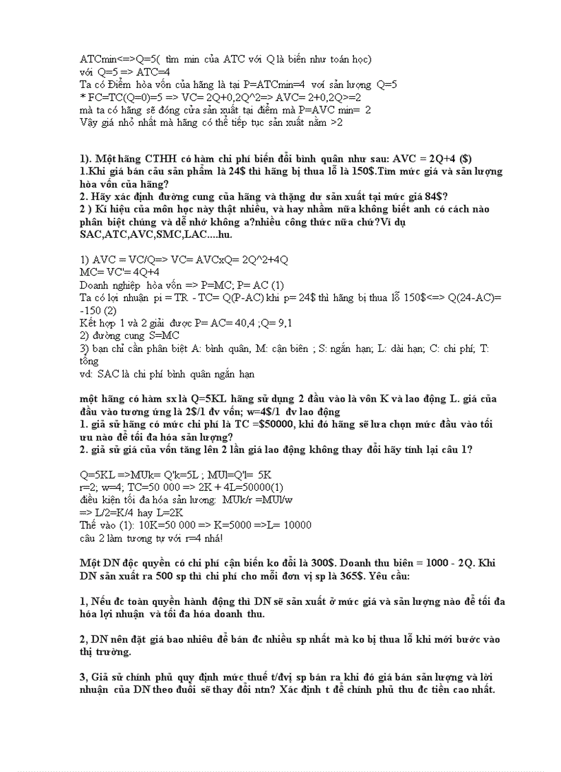 image for page Bài tập Kinh tế vi mô chọn lọc