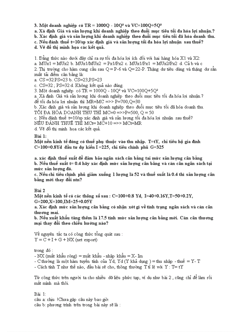 image for page Bài tập Kinh tế vi mô chọn lọc