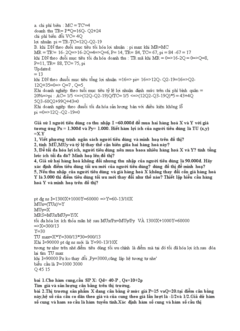 image for page Bài tập Kinh tế vi mô chọn lọc