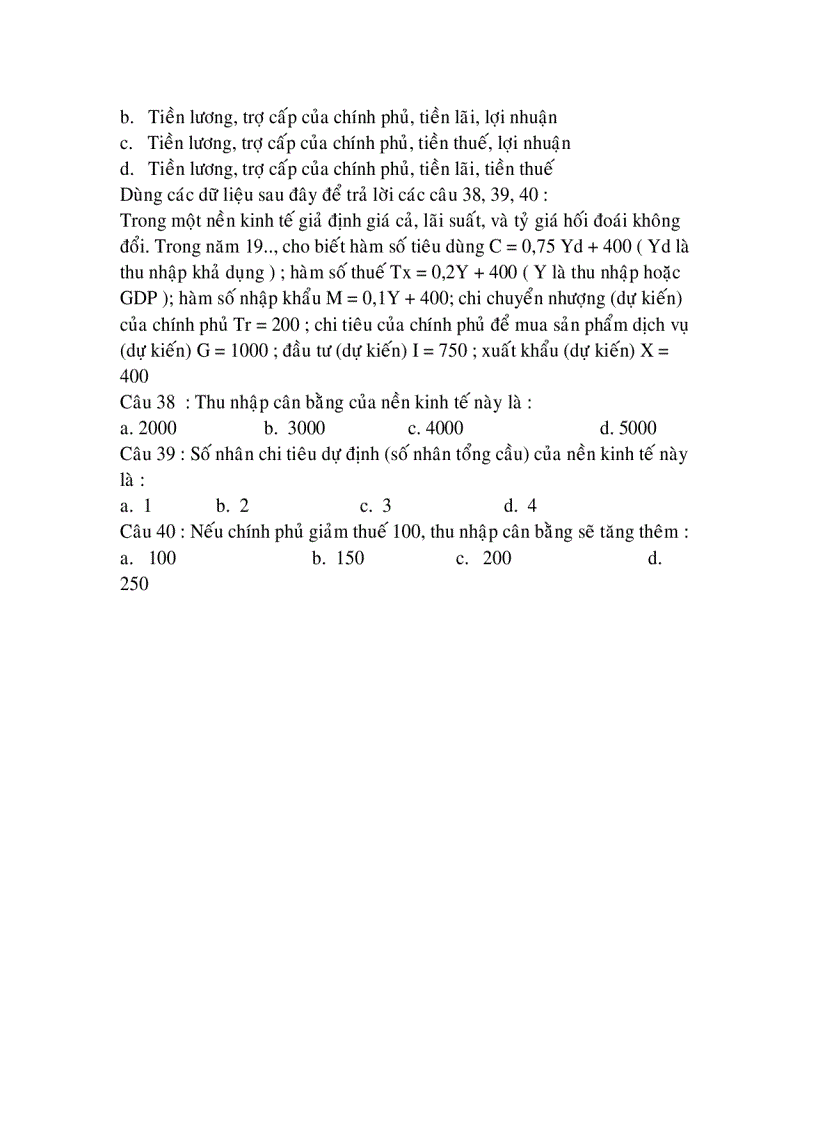 image for page Tài liệu ôn thi và đề thi kinh tế vĩ mô