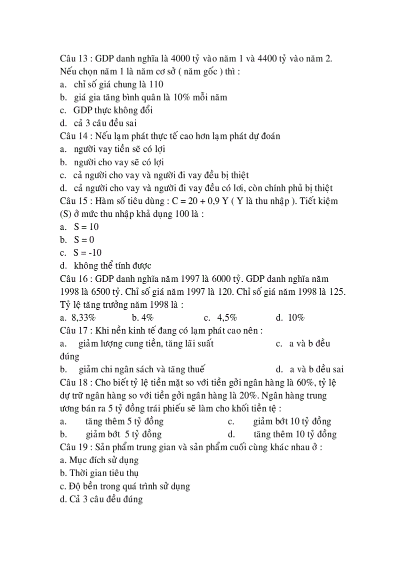 image for page Tài liệu ôn thi và đề thi kinh tế vĩ mô