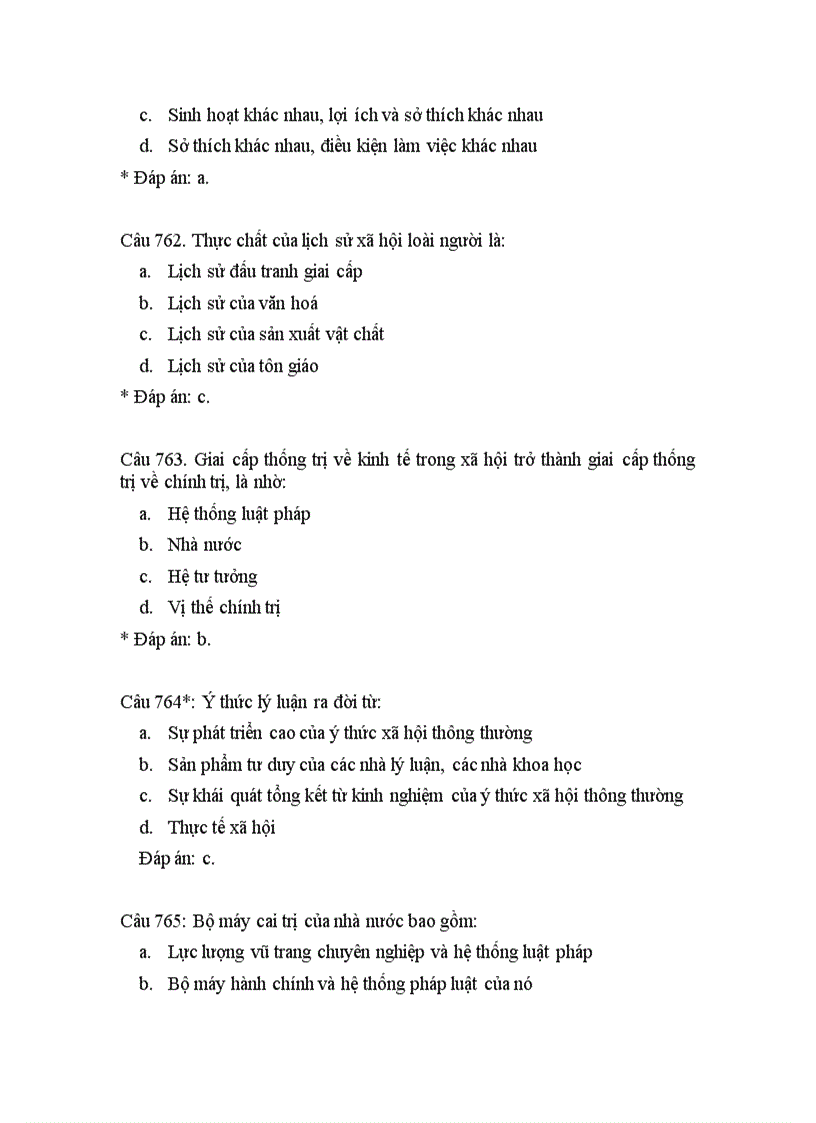 image for page 350 câu hỏi trắc nghiệm triết học có đáp án