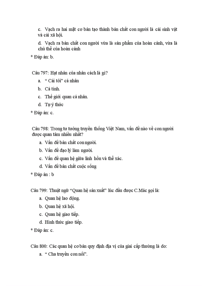 image for page 350 câu hỏi trắc nghiệm triết học có đáp án