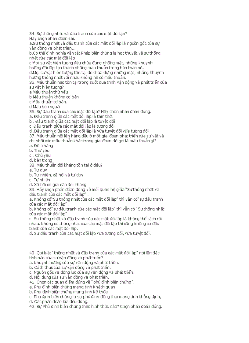 image for page Đề trắc nghiệm triết có đáp án