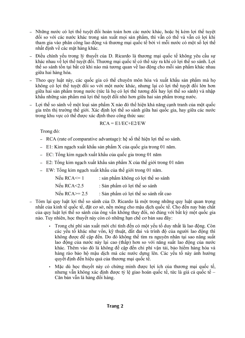 image for page Quan hệ kinh tế quốc tế