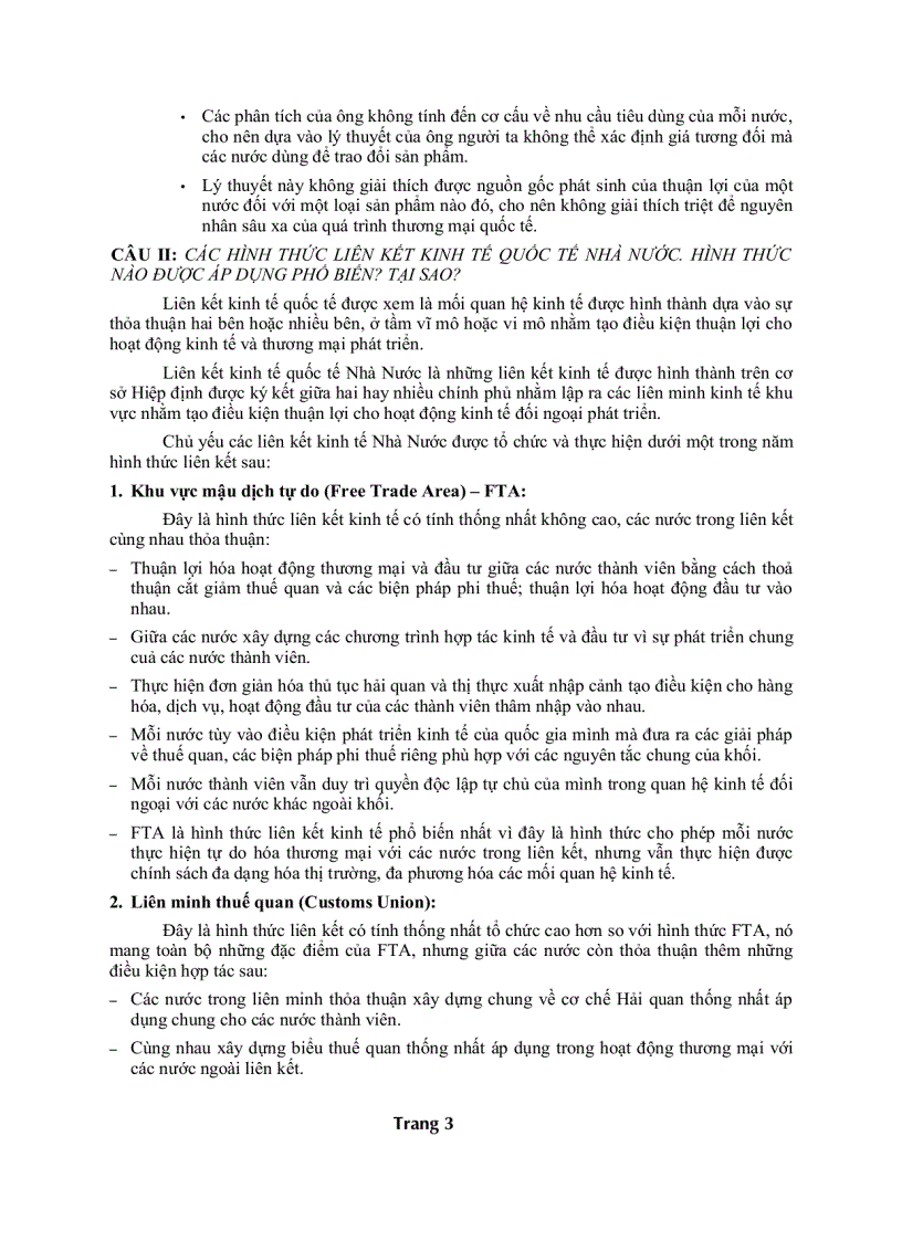 image for page Quan hệ kinh tế quốc tế