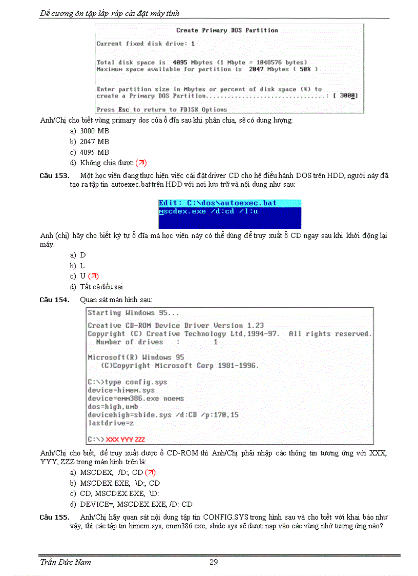 image for page Ôn tập Lắp ráp và bảo trì máy tính 9 trắc nghiệm có đáp án