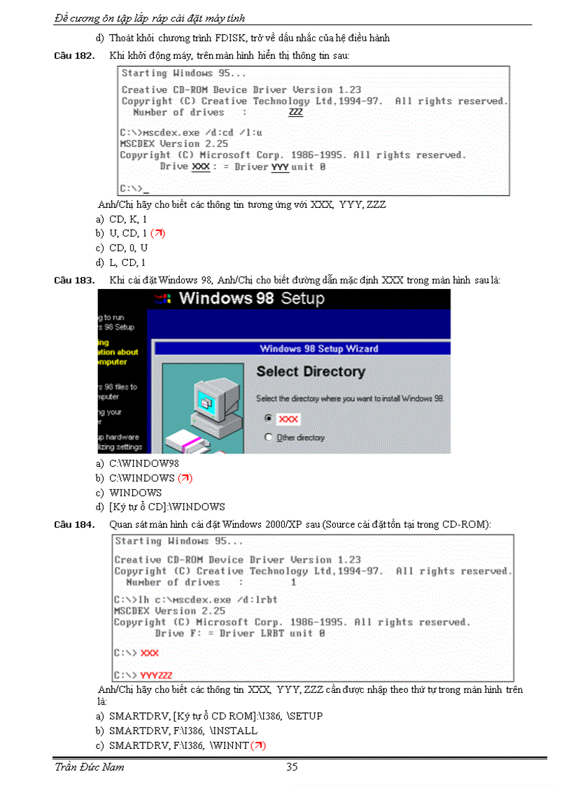 image for page Ôn tập Lắp ráp và bảo trì máy tính 9 trắc nghiệm có đáp án