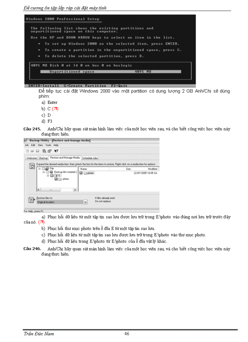image for page Ôn tập Lắp ráp và bảo trì máy tính 9 trắc nghiệm có đáp án