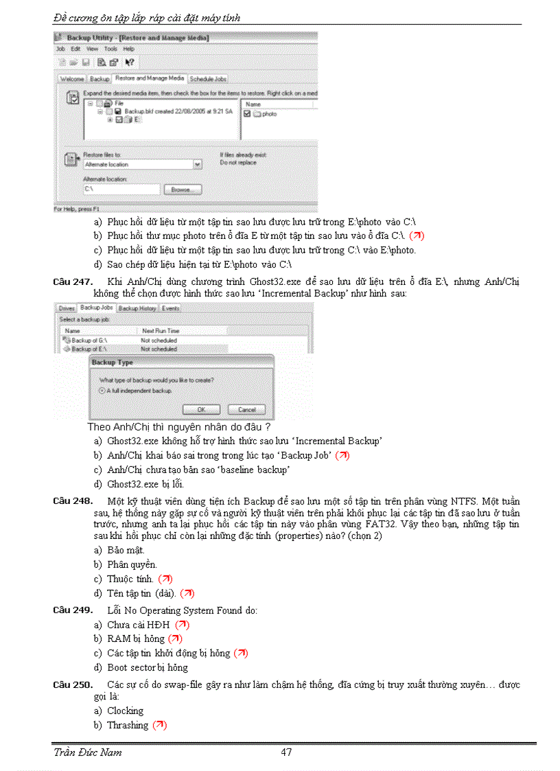 image for page Ôn tập Lắp ráp và bảo trì máy tính 9 trắc nghiệm có đáp án