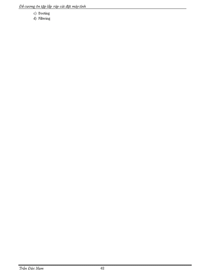 image for page Ôn tập Lắp ráp và bảo trì máy tính 9 trắc nghiệm có đáp án