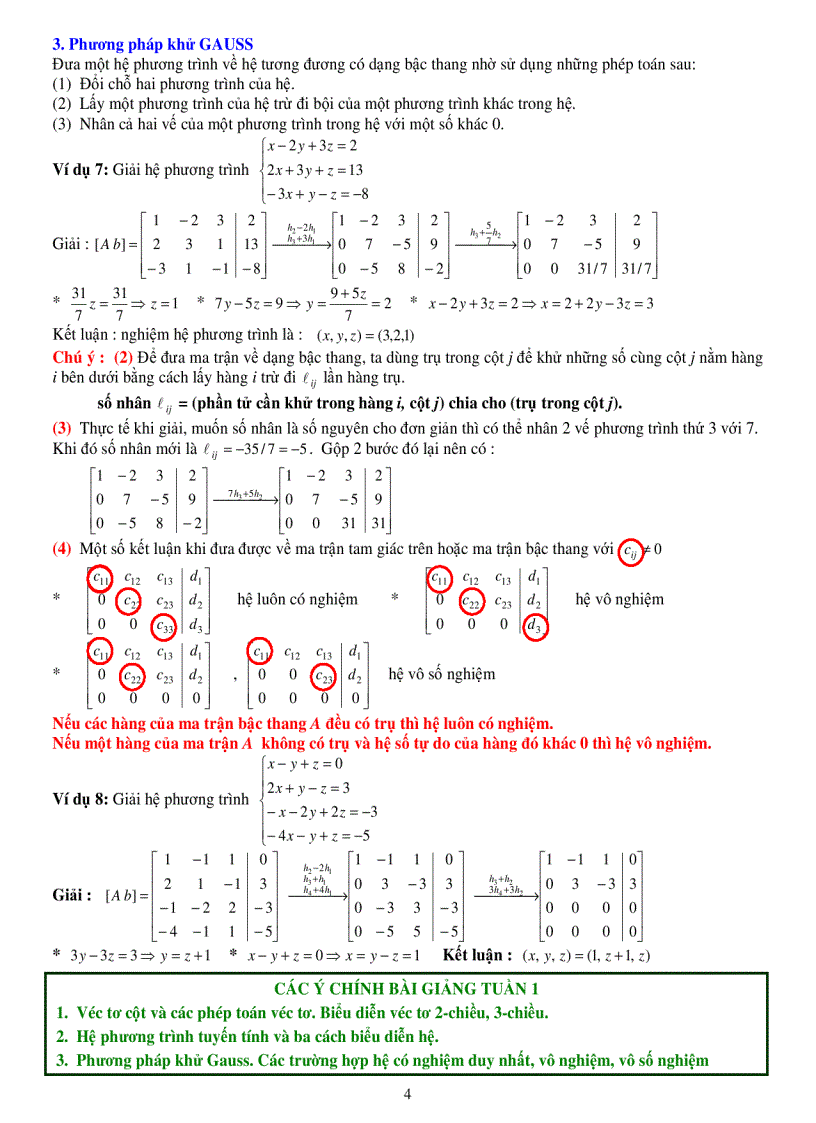 image for page Bài Giảng Đại Số Tuyến Tính