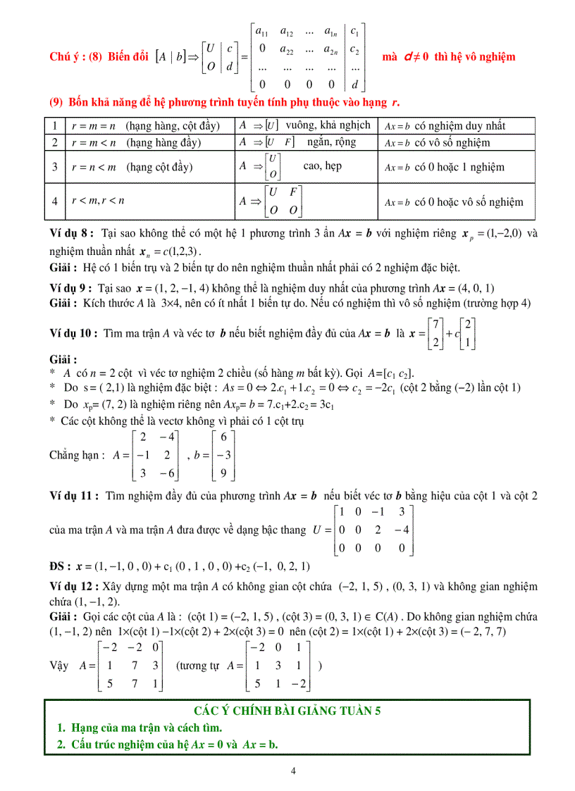 image for page Bài Giảng Đại Số Tuyến Tính 1