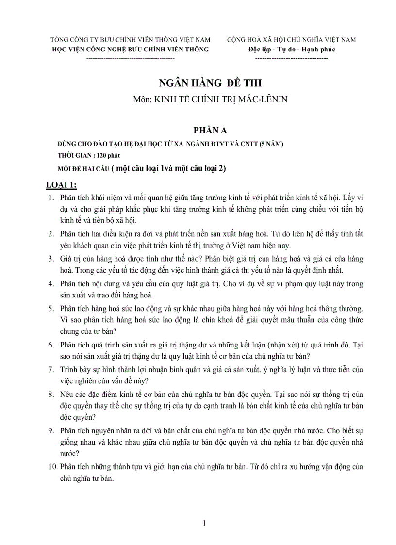 image for page Đề thi kinh tế chính trị