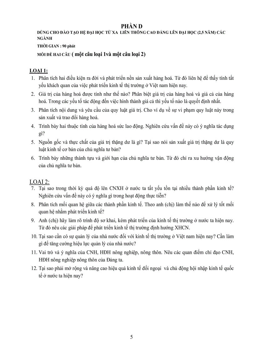 image for page Đề thi kinh tế chính trị