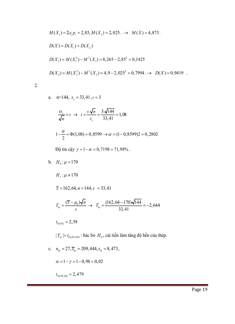 image for page 10 Bộ đề thi và kèm bài giải môn xác suất thống kê