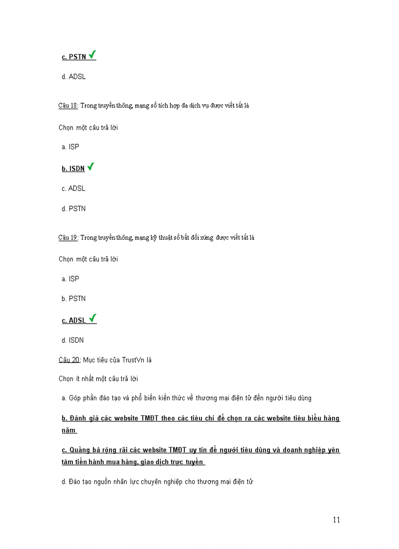 image for page 235 câu hỏi ôn tập môn thương mại điện tử có đáp án
