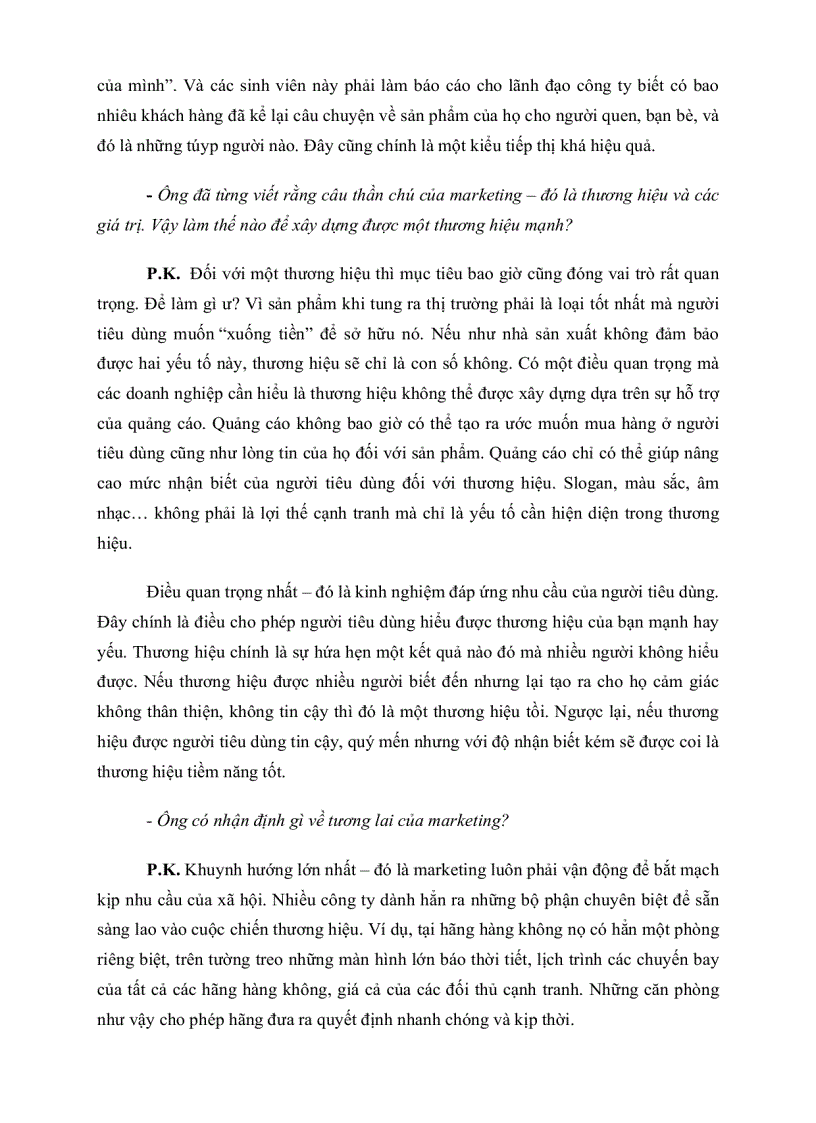 image for page Trò chuyện với vị cha đẻ Marketing hiện đại