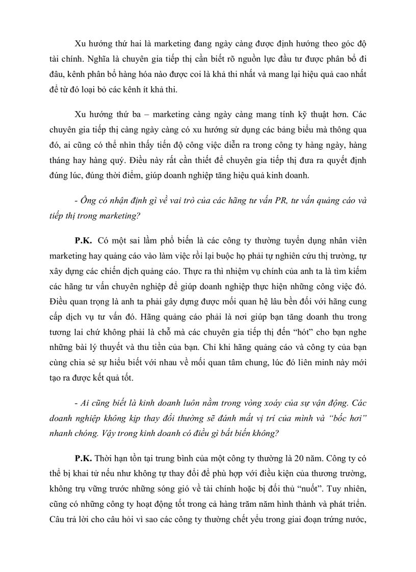 image for page Trò chuyện với vị cha đẻ Marketing hiện đại